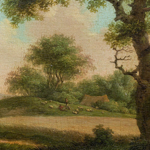 19th-Century Rural Landscape With Cattle