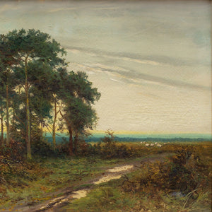Reginald Daniel Sherrin, Pastoral Landscape With Pine Trees