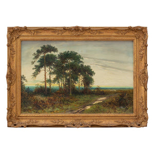 Reginald Daniel Sherrin, Pastoral Landscape With Pine Trees