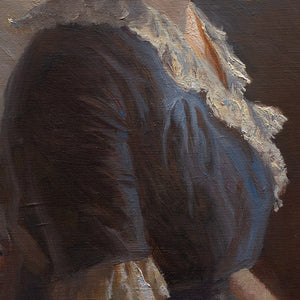 Olaf Simony Jensen, Portrait Of A Seated Woman