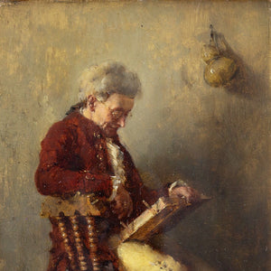 Anton Laupheimer, Portrait Of An Artist At Work