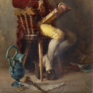 Anton Laupheimer, Portrait Of An Artist At Work
