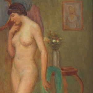 Léon Legrand, Portrait Of A Standing Nude