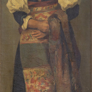 Nestor Gerard, Portrait Of An Italian Girl