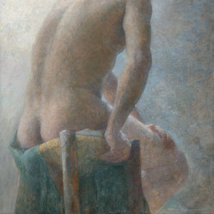 Early 20th-Century Danish School, Seated Male Nude