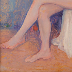 Emil Danielsson, Portrait Of A Seated Nude In Profile