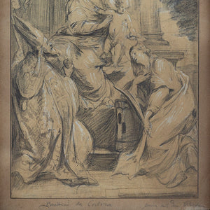 School Of Pietro Da Cortona, 18th-Century, Madonna & Child With Saint Augustine