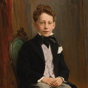 Early 20th-Century German School Portrait Of A Boy