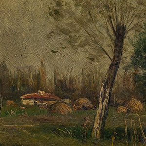 Paul Désiré Trouillebert, Landscape Study With Birch Trees