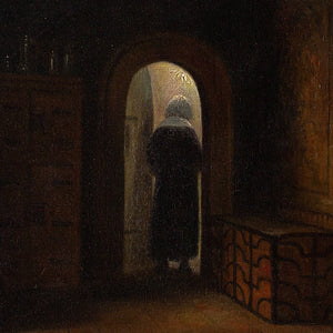 Christian Tilemann-Petersen, Interior Scene With Woman