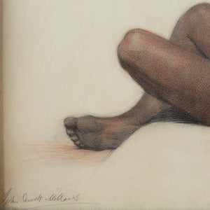 Edward Sharpe, Portrait Of A Seated Male Nude