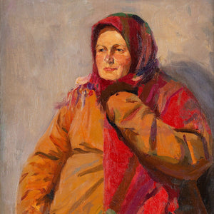 Mid-20th-Century, Russian School, Portrait Of A Woman