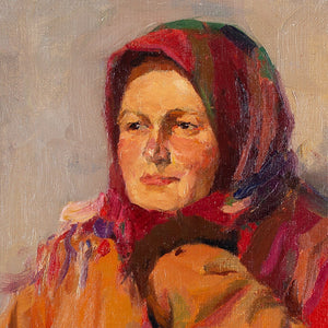 Mid-20th-Century, Russian School, Portrait Of A Woman