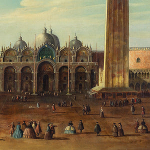 German School, View Of Piazza San Marco With The Basilica, Venice