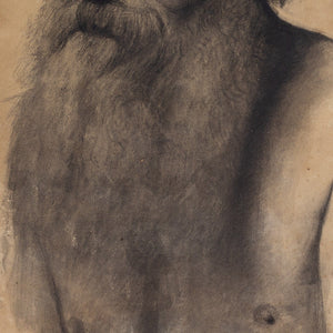 19th-Century Danish School, Portrait Study Of A Bearded Man
