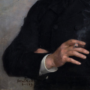 François Halkett, Self-Portrait