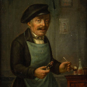 19th-Century French School, Portrait Of A Man With A Pulled Tooth