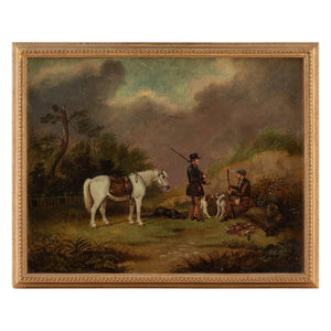 Augustus S Boult, Two Huntsmen With Dogs & Pony