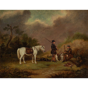 Augustus S Boult, Two Huntsmen With Dogs & Pony