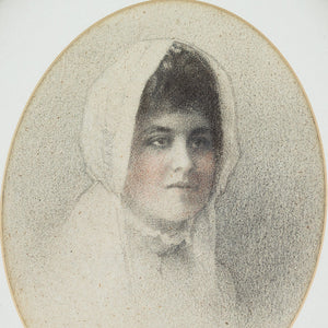 19th-Century English School, Portrait Of A Young Lady