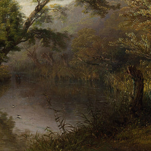 Thomas Baker, Scene On The River Leam A Mile Or So Above Leamington