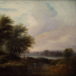 19th-Century Idealised Landscape With Lake