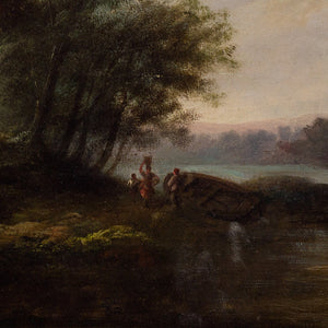 19th-Century Idealised Landscape With Lake
