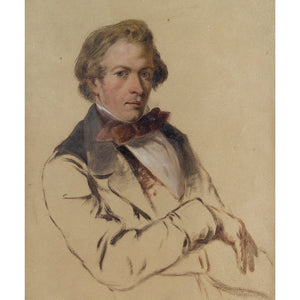 19th-Century, Portrait Study Of A Gentleman