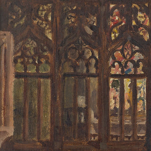 George Hervey Garraway, Church Interior With Rood Screen