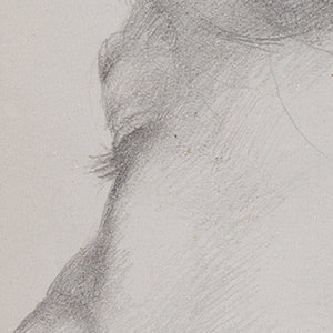 Victor Hume Moody, Head Study Of A Girl