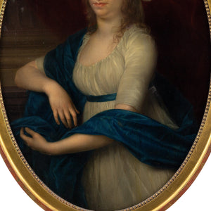 Early 19th-Century Danish School Portrait Of A Lady
