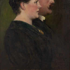 Ferdinand Leeke, Portrait Of A Married Couple