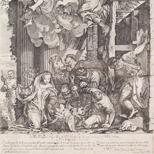 Giacomo Barri After Paolo Veronese, The Adoration Of The Shepherds