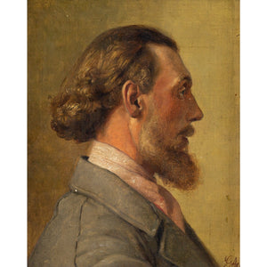 Georg Achen, Portrait Study Of A Bearded Gentleman