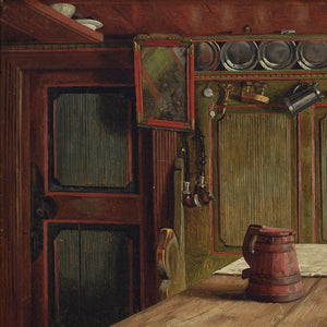 Frederik Vermehren, A Room In An Old Farmhouse, Zealand