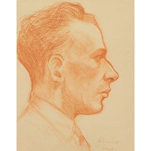 Roland Svensson, Portrait Study Of A Man