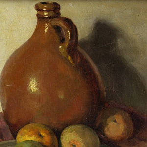 J W Schonnevelt Buchner, Still Life With Jug &amp; Apples