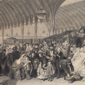 Francis Holl After William Powell Frith, The Railway Station