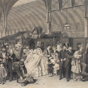 Francis Holl After William Powell Frith, The Railway Station