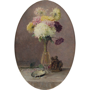 Ella Wetzko-Ehrenberger, Still Life With Chrysanthemums