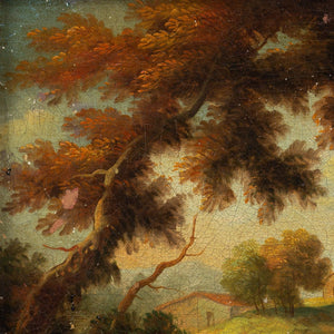 18th-Century Italian School Landscape With Figures