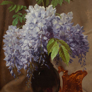 Claudius Dubiez, Still Life With Wisteria