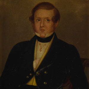 19th-Century Miniature Portrait Of Henry Jones