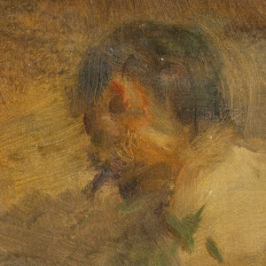 Julius Paulsen, Self-Portrait With Model