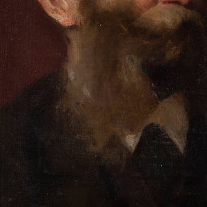 Fritz Reusing, Portrait Of A Bearded Gentleman