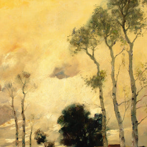 Early 20th-Century Dutch School, Landscape With Birch Trees