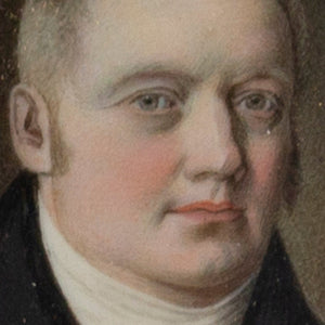 Early 19th-Century Miniature Portrait Of A Gentleman