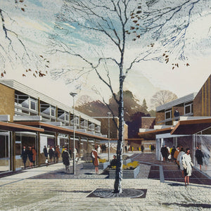 1960s British School Architectural Drawing