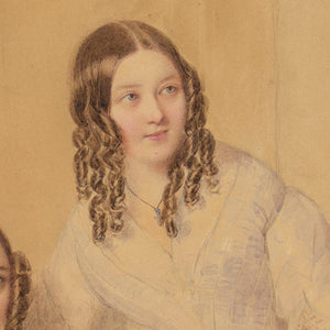 William Drummond, Portrait Of Two Sisters