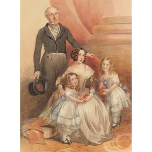 Frederick Cruickshank (Attributed), Portrait Of A Family
